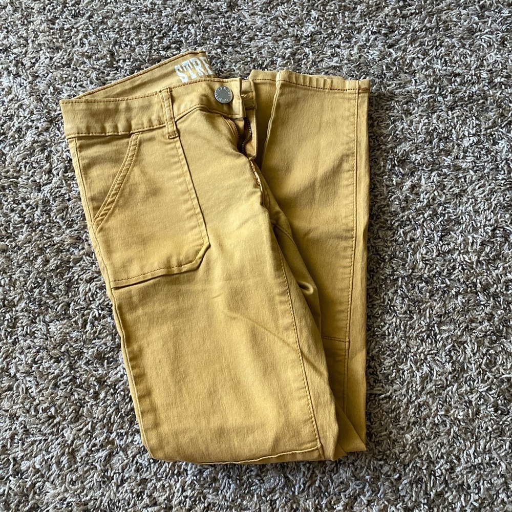 street denim khaki pants
